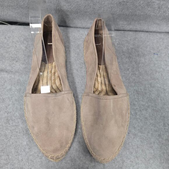 FRYE Cement Lee A Line Flat Espadrilles Size 8.5 - Picture 2 of 9